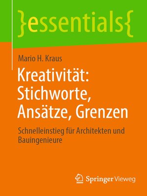 cover image of Kreativität: Stichworte, Ansätze, Grenzen